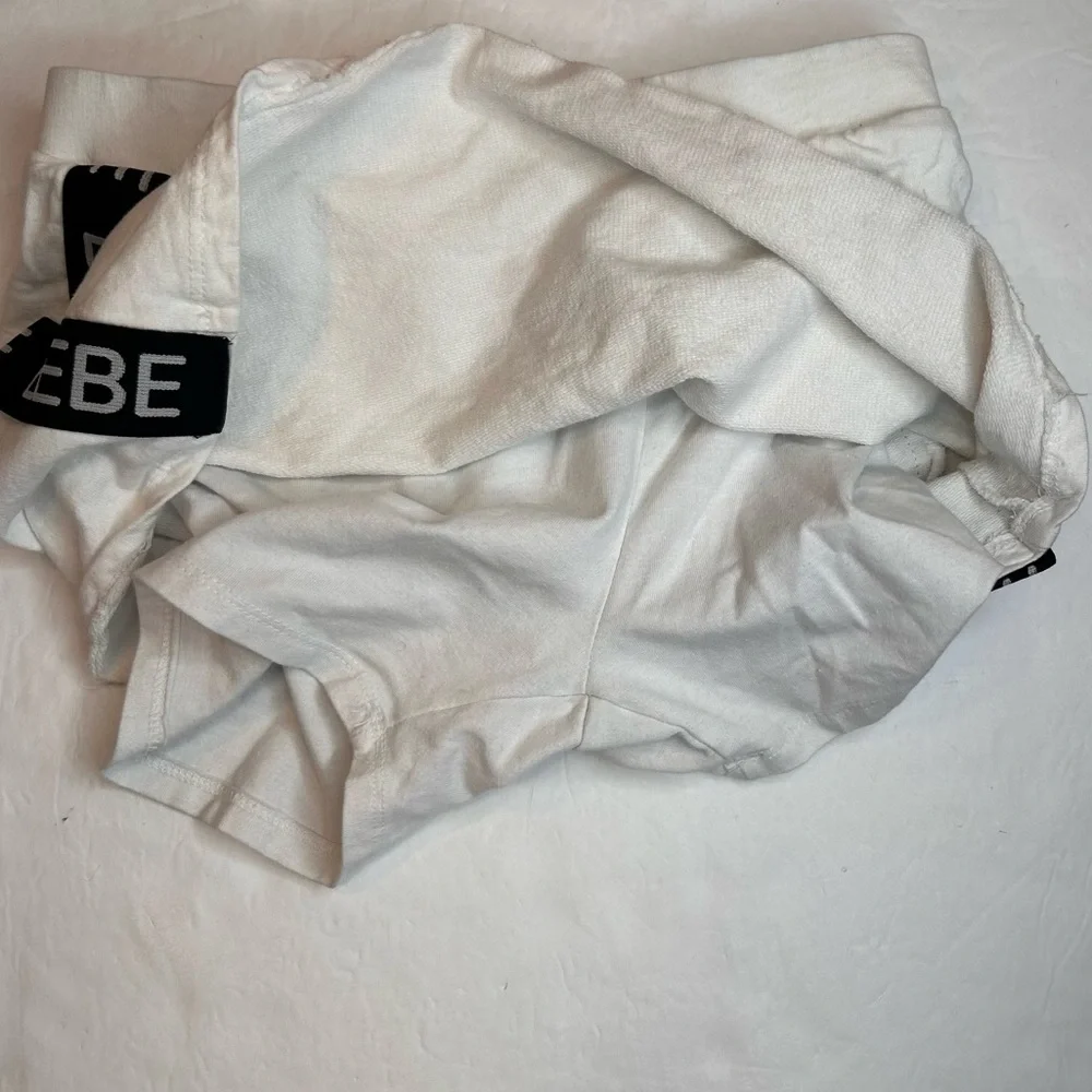 Bebe Sport White Cotton Skort Girls Size M 10/12